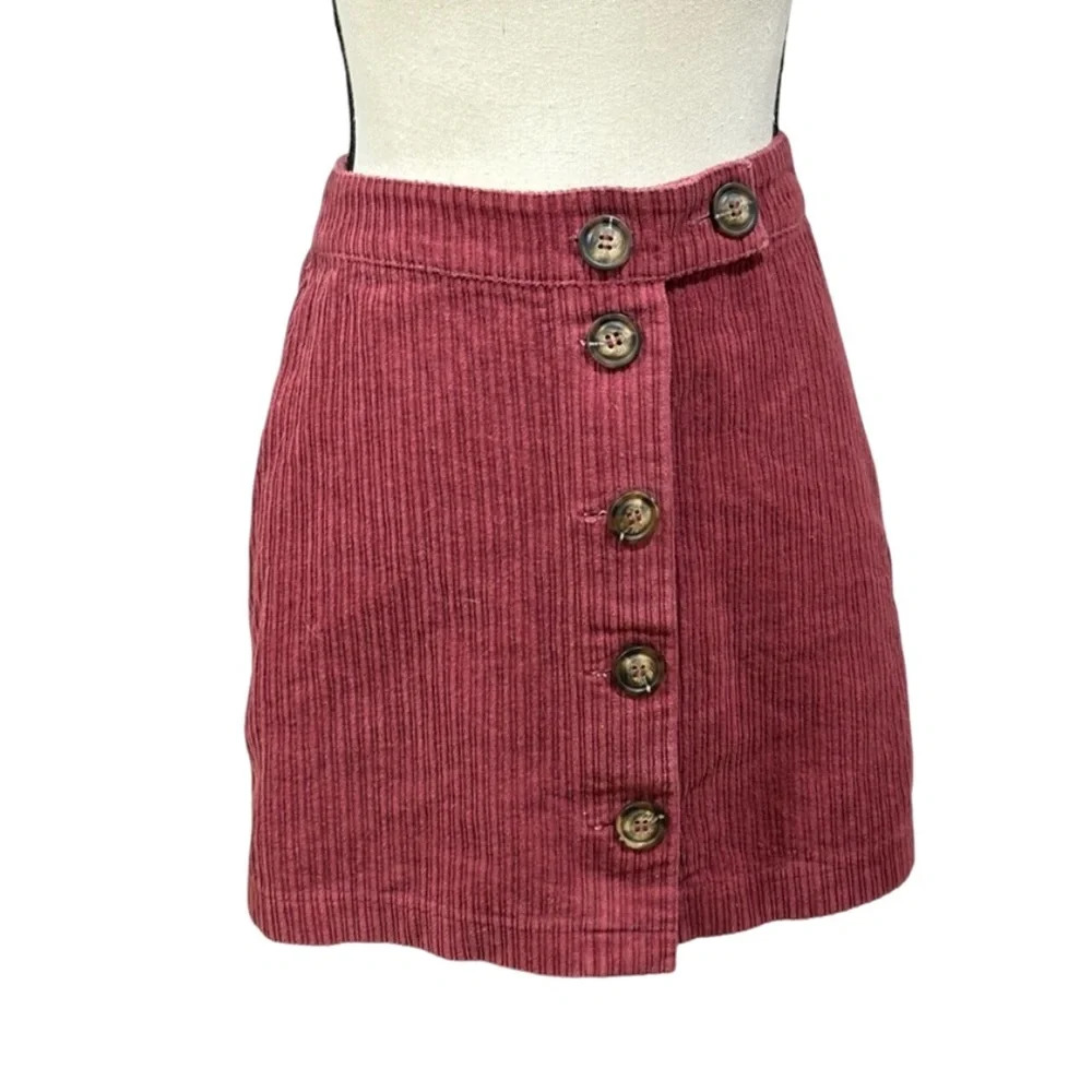 Mi Ami corduroy pencil skirt